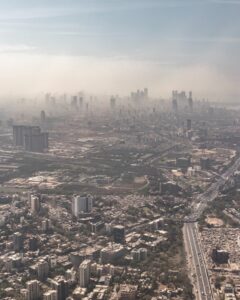 Aerial View of the city of Mumbai