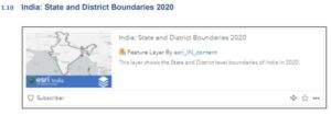 Esri India Content on Boundaries (Administrative)